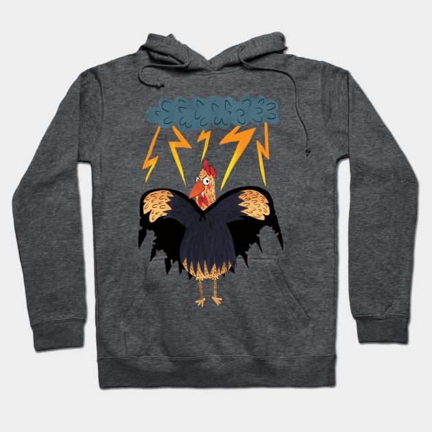 Dracula Chicken Hoodie by HediFekete